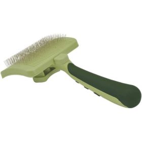 Safari Self Cleaning Slicker Brush - Medium Dogs - 7.5" Long x 4" Wide