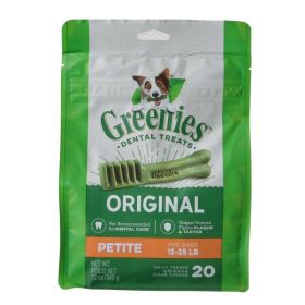 Greenies Petite Dental Dog Treats - 20 count