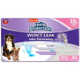 Hartz Home Protection Lavender Scent Odor Eliminating Dog Pads  - 30 count