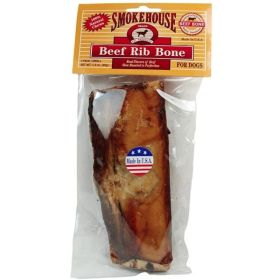 Smokehouse Beef Rib Bone Natural 6" Long Dog Treat - 1 count