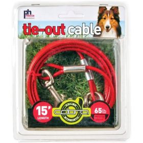 Prevue Pet Products 15 Foot Tie-out Cable Medium Duty