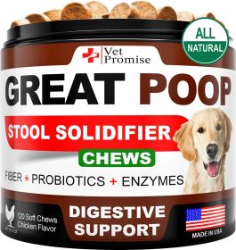 Great Poop Treats for Dogs Gut Health Chews for Dogs Probiotics and Digestive Enzymes