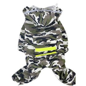 Four-Legged Waterproof All-Inclusive Raincoat for Pets (size: CAMOUFLAGE-7XL)