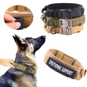 Pet Collar For Dog & Cat; Adjustable Nylon Outdoor Dog Collars For Medium Large Dogs; Dog Collar (Color: black, size: XL)