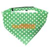 Touchdog 'Bad-to-the-Bone' Polka Patterned Fashionable Velcro Bandana