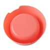 1Pc High Quality Solid Color Pet Bowls Candy-Colored Lightweight Plastic Single Bowl Small Dog Cat Pet Bowl Pet Feeding Supplies