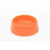 1Pc High Quality Solid Color Pet Bowls Candy-Colored Lightweight Plastic Single Bowl Small Dog Cat Pet Bowl Pet Feeding Supplies