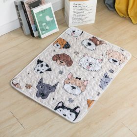 Dog Mat For Sleep Cotton Non-slip (Option: Pet Non Slip Mat Wangwang-90cmx70cm)